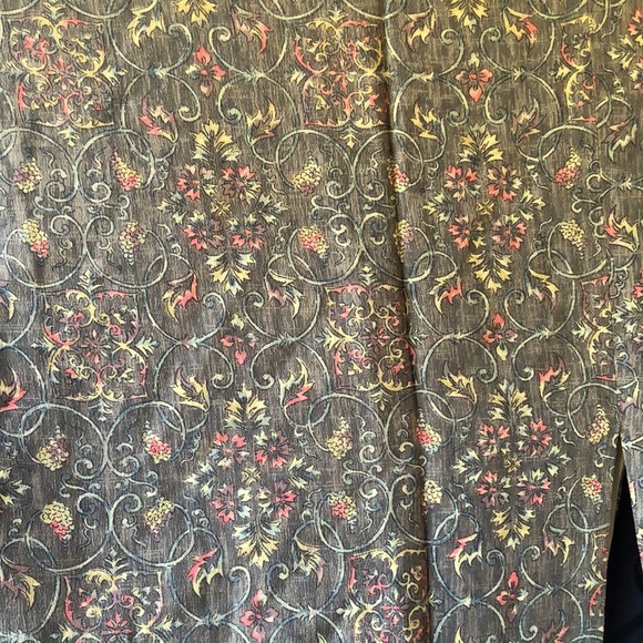 Light weight blue/grey silk michiyuki coat - Picture 4 of 6